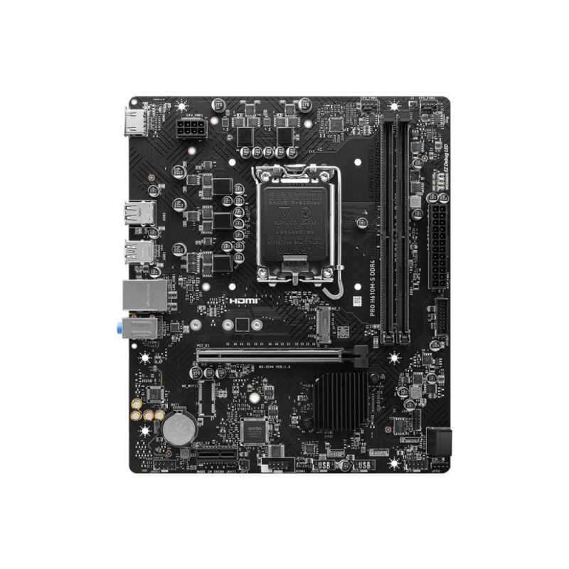Tarjeta Madre MSI PRO H610M-S socket 1700 Gen 12/13/14 2xDDR4 HDMI Micro ATX image 2